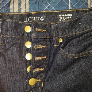 J.Crew Dark Denim Flare Jeans